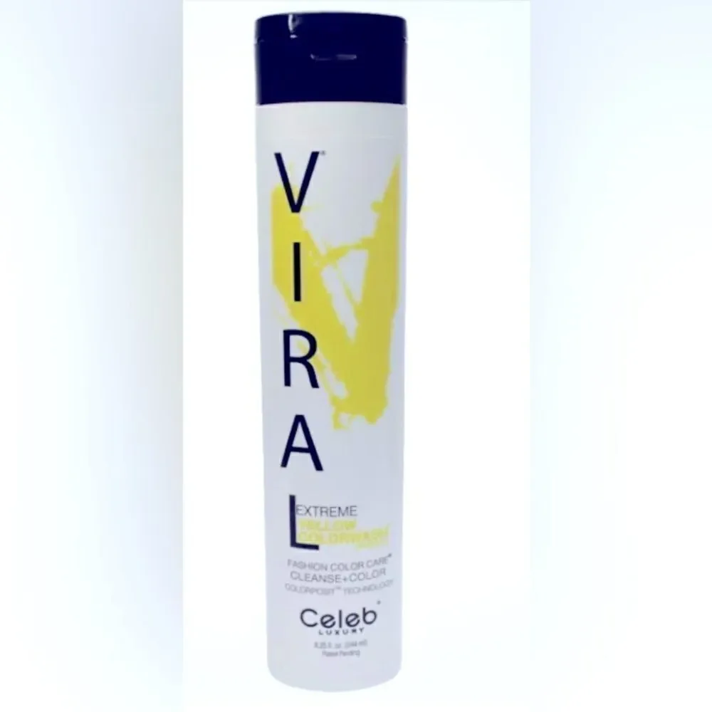 💥Celeb Luxury Viral Extreme yellow color wash cleanse+ color 244ml 8.25 FLOZ